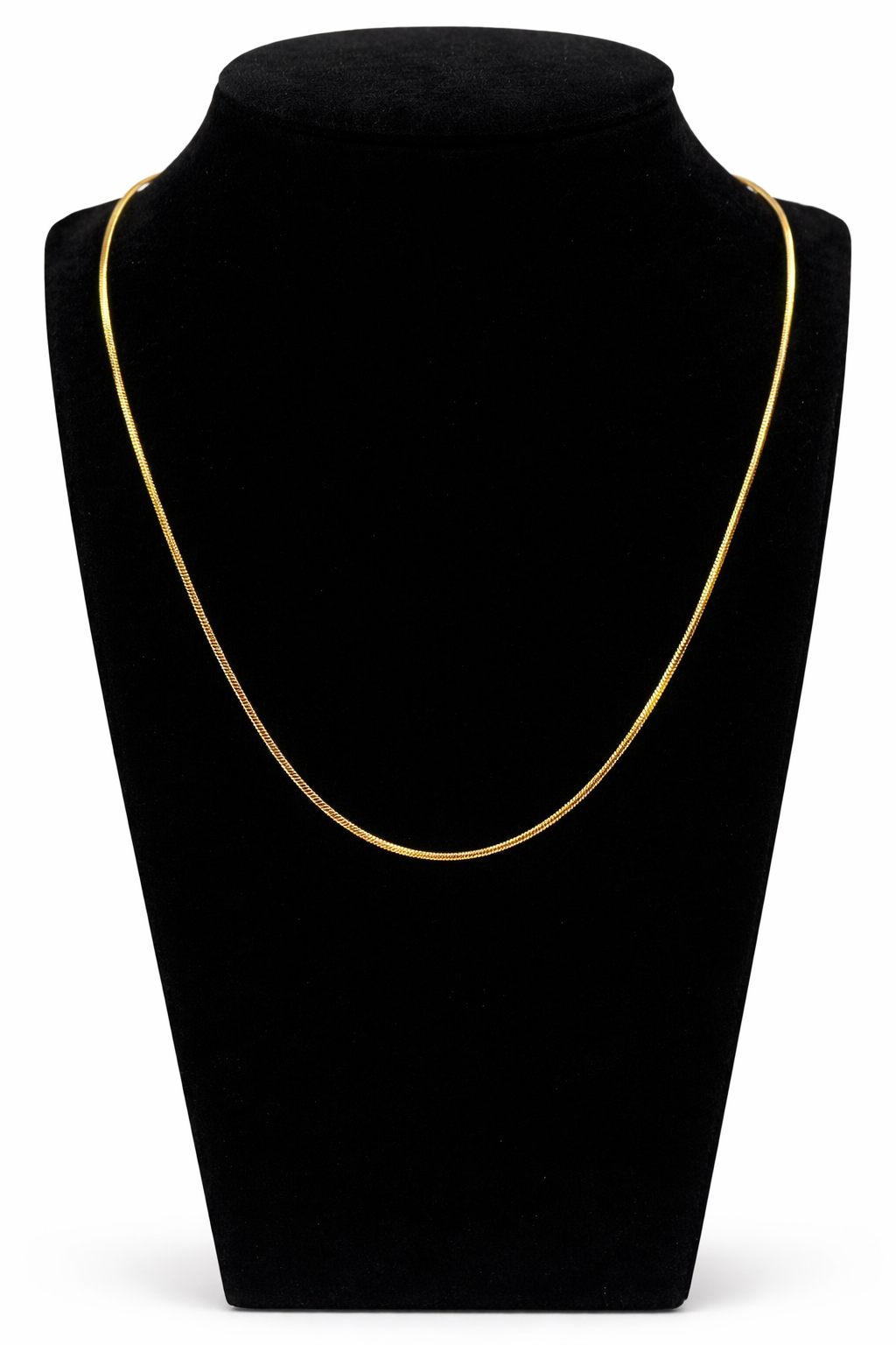 Minimal Snake Chain Necklace – Gold Colored