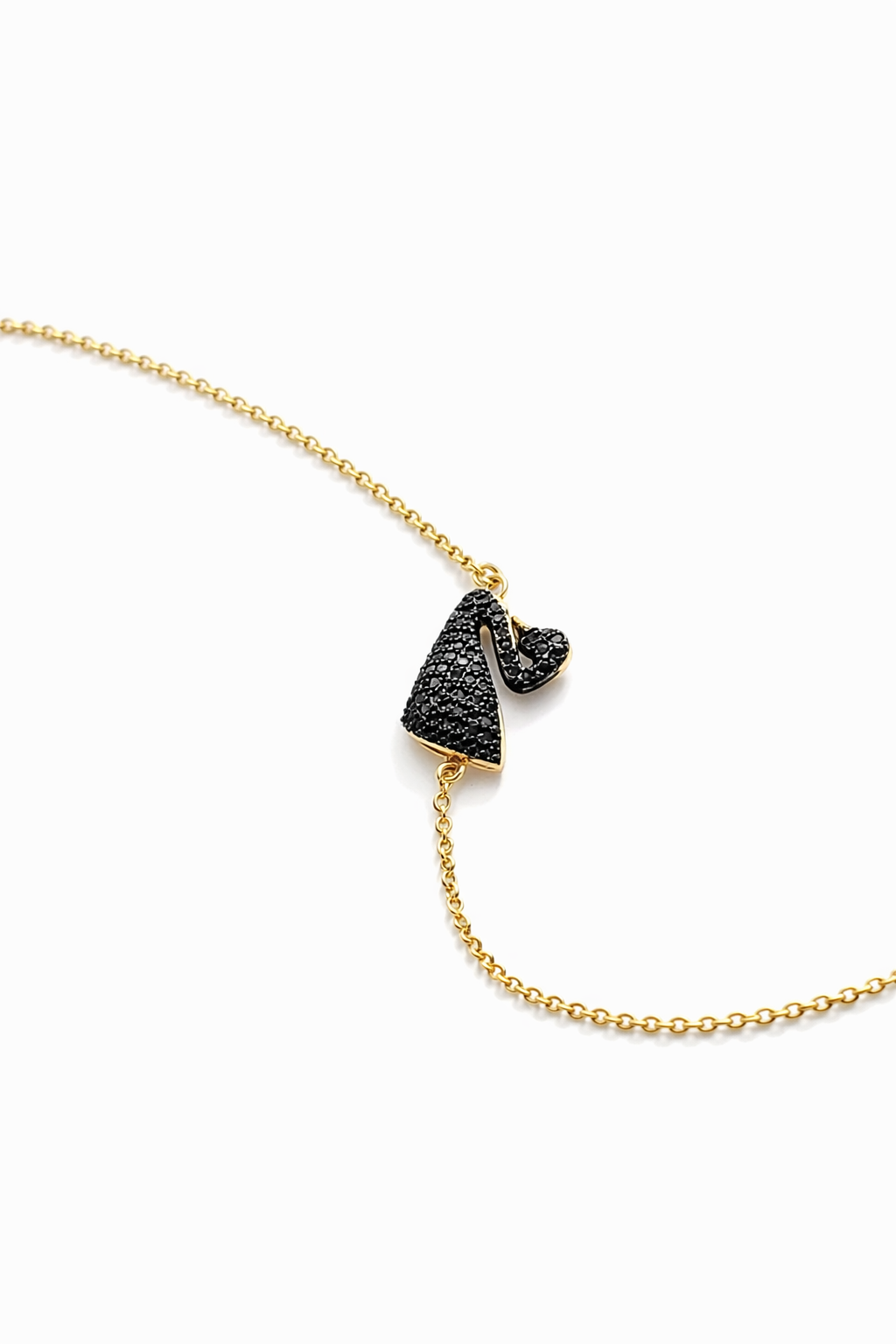 Black Swan Charm Bracelet – Gold Colored