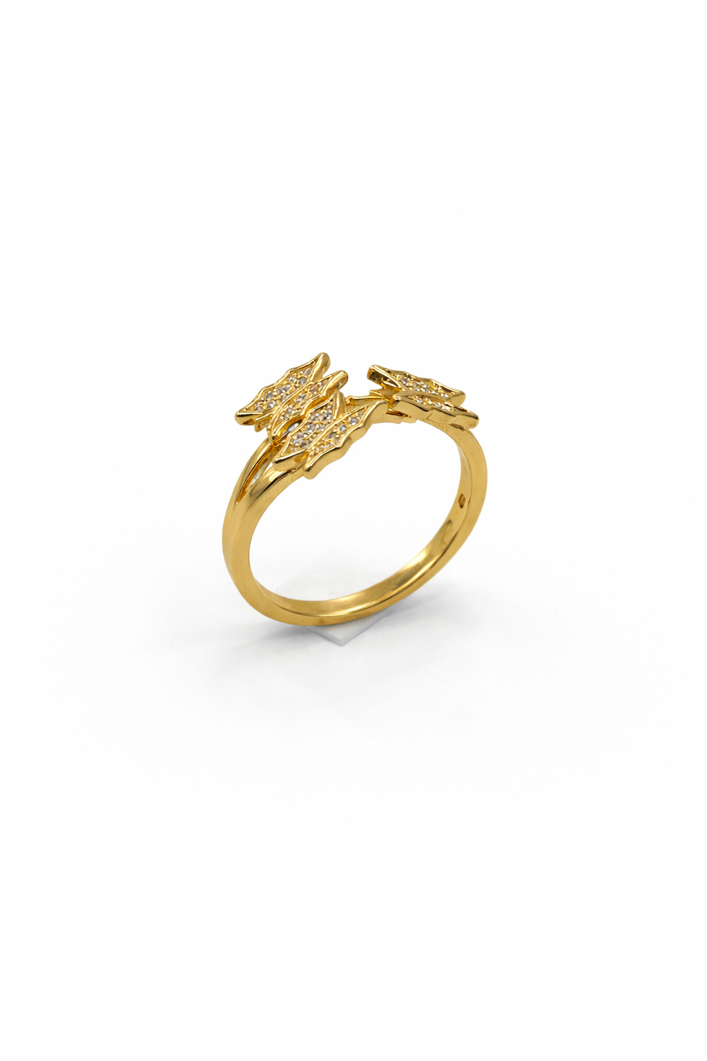 Butterfly Sparkle Gold Ring