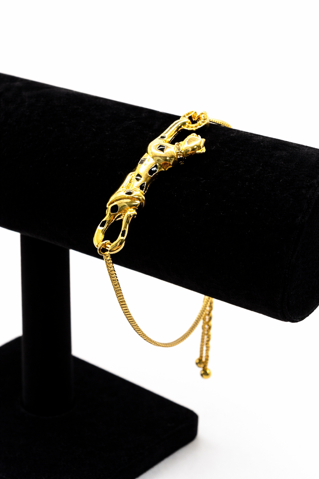Panther Link Adjustable Bracelet – Gold Colored