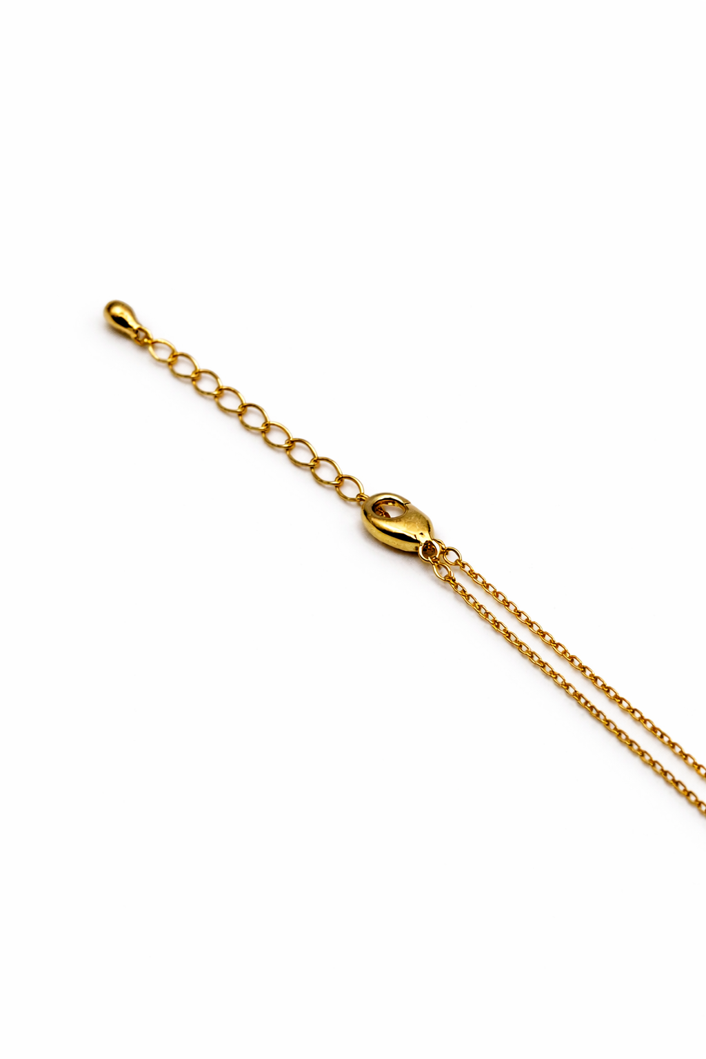 Arabic Calligraphy Circle Pendant Necklace – Gold Colored