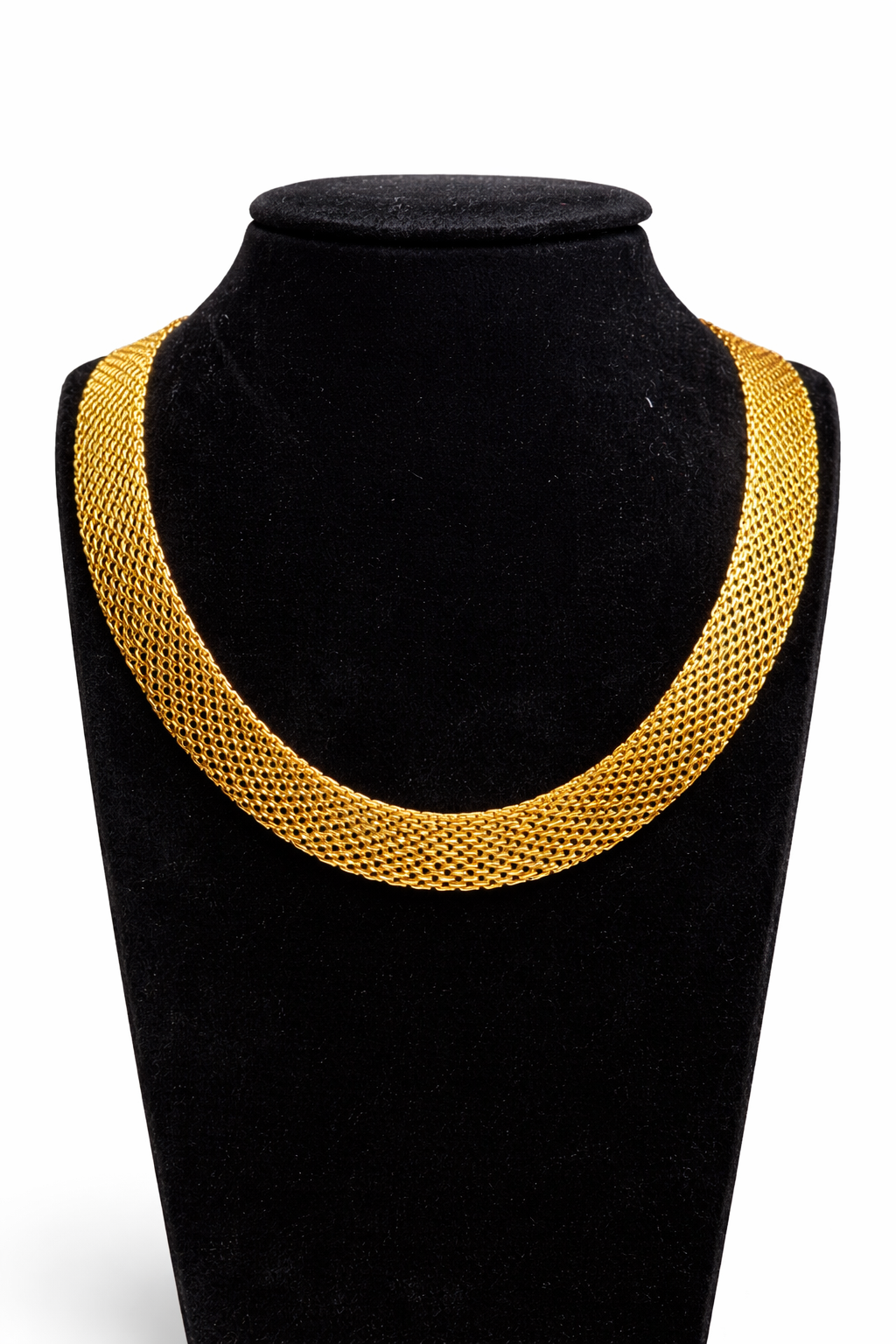 Mesh Tassel Jewellery Set – Gold Colored