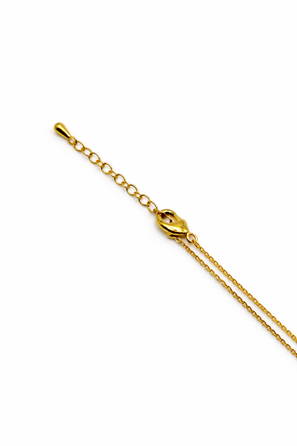 Pearl Station Chain Necklace – Gold Colored