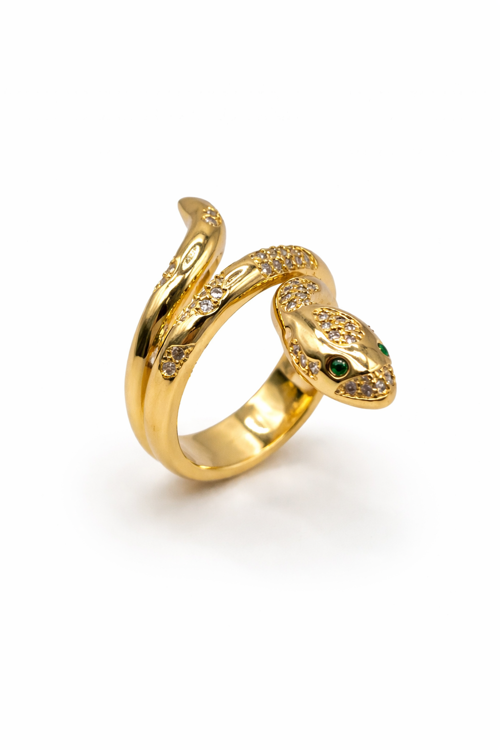 Serpent Crystal Ring