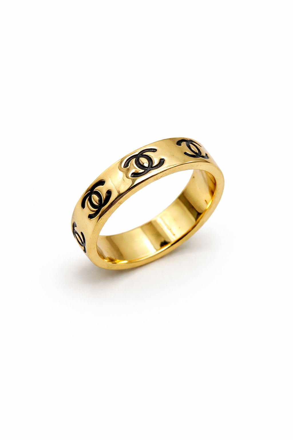 Engraved Logo Band Ring