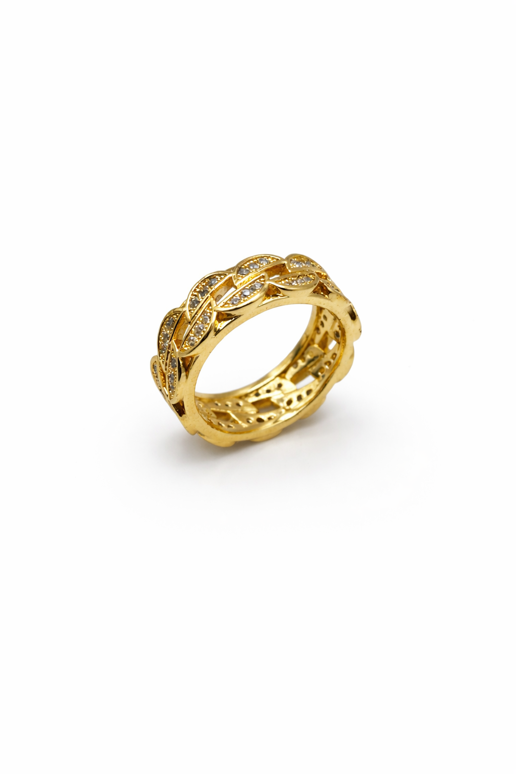 Braided Crystal Ring
